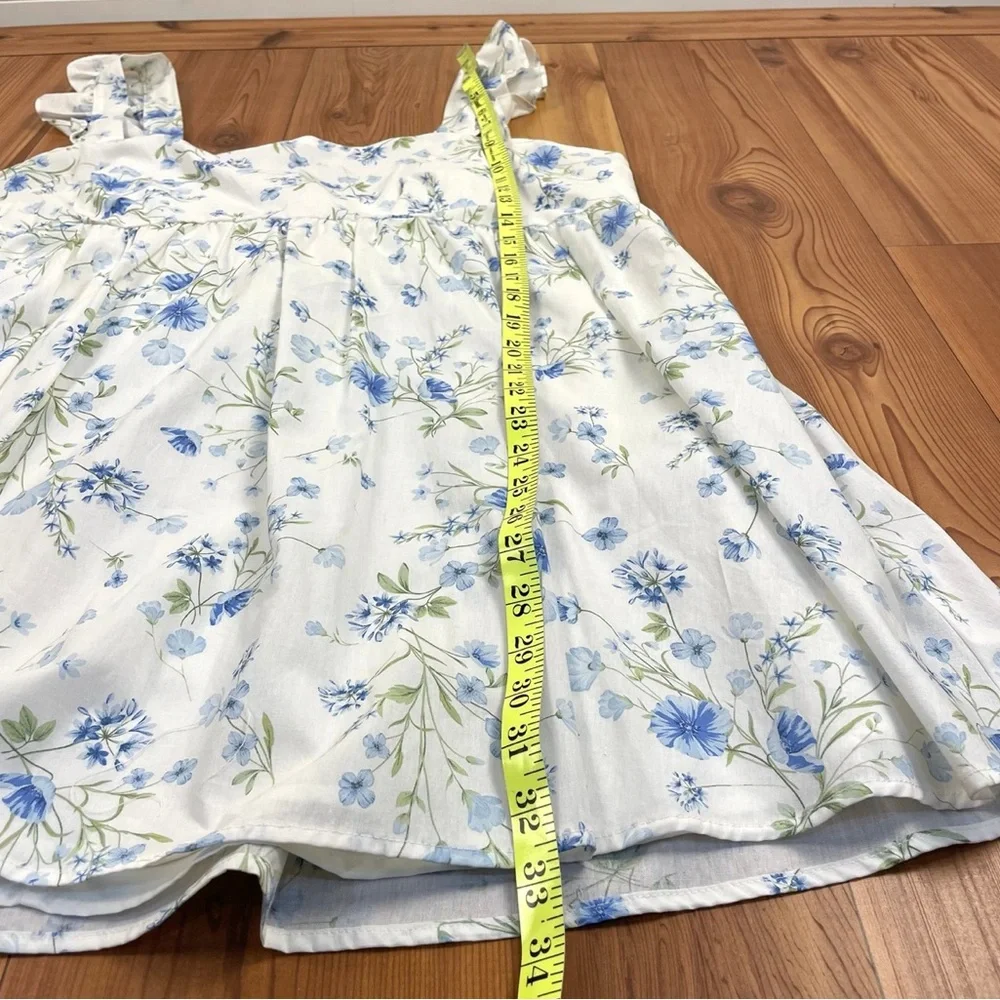 ARULA Blue Floral Mini Dress - Picture 6 of 7